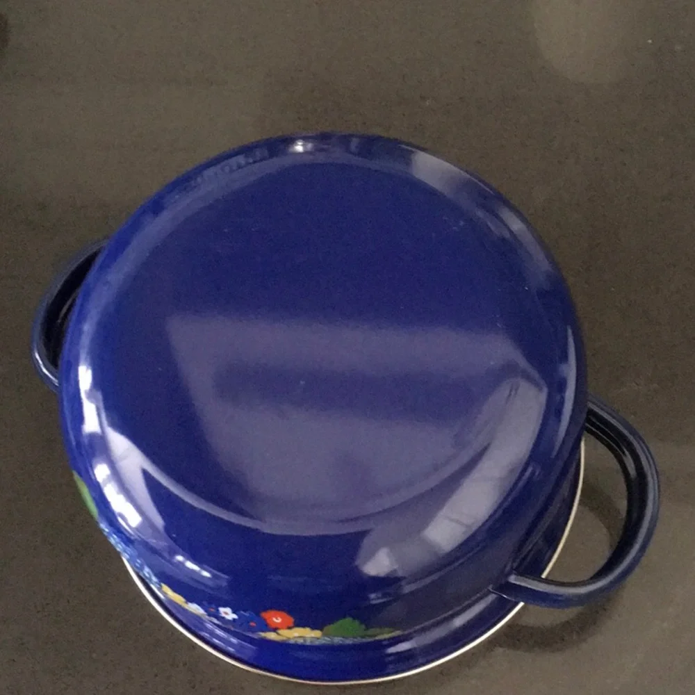 NEW PIONEER WOMAN Dazzling Dahlias 1 Qt Mini Dutch Oven